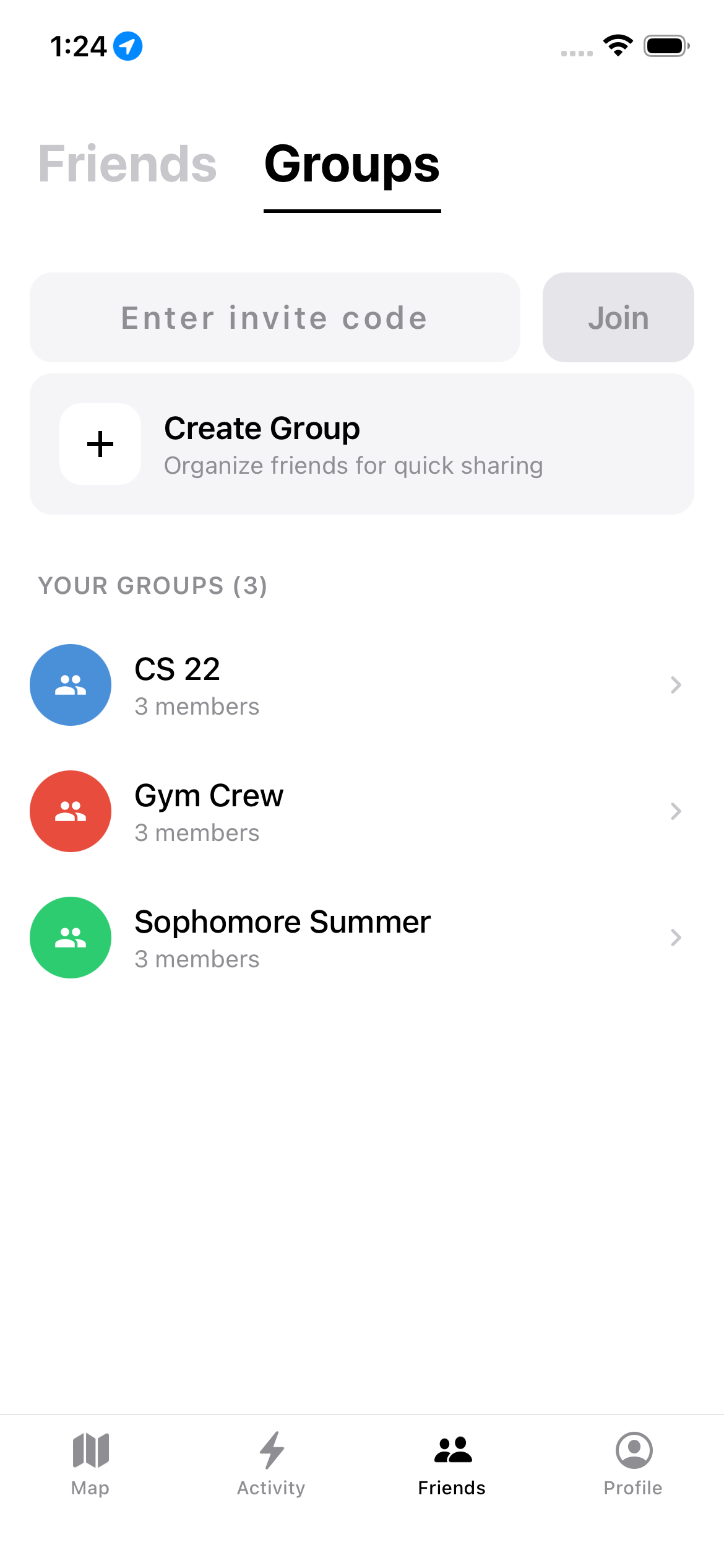 Groups